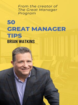 cover image of 50 Great Manager Tips